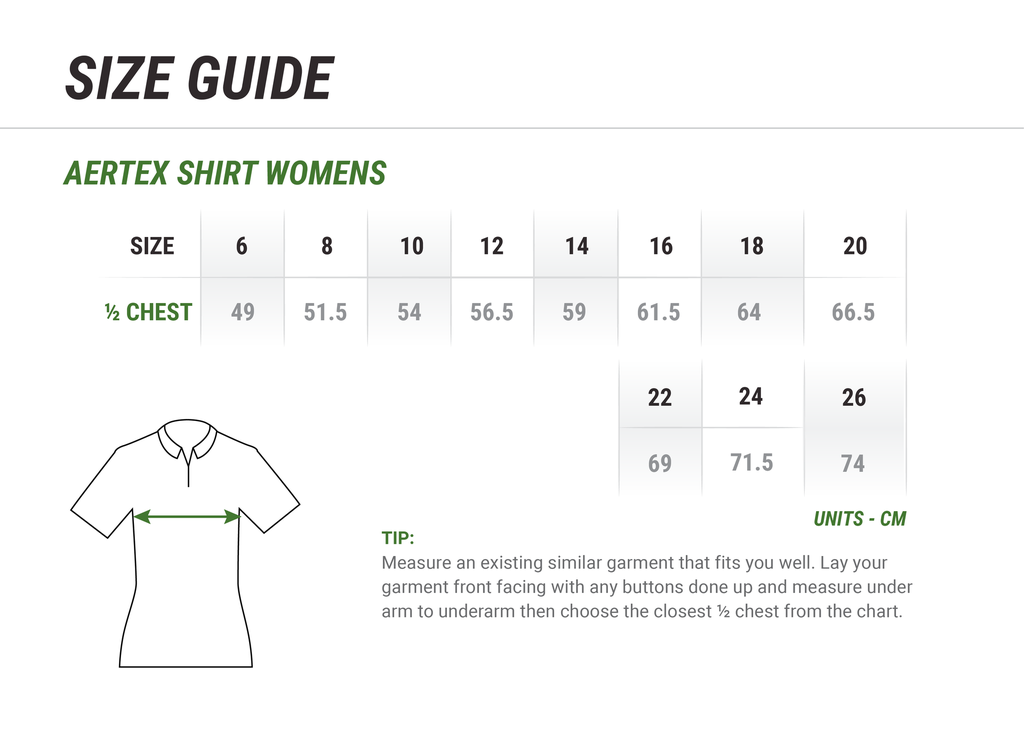 Women's Aertex Short Sleeve