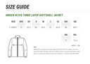 Unisex Hi Vis Three Layer Softshell Jacket