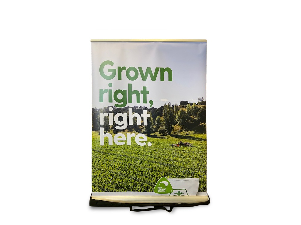 Pull Up Banner - Grown Right, right here